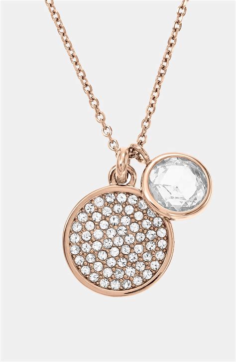 michael kors brilliance rose|michael kors necklace.